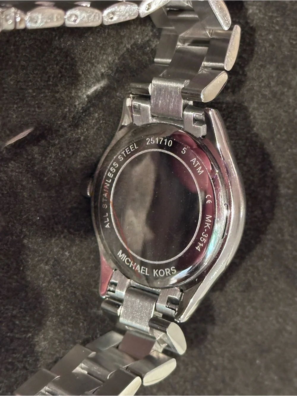 Michael Kors Two-Tone Silver and Rose Gold Bracelet Watch